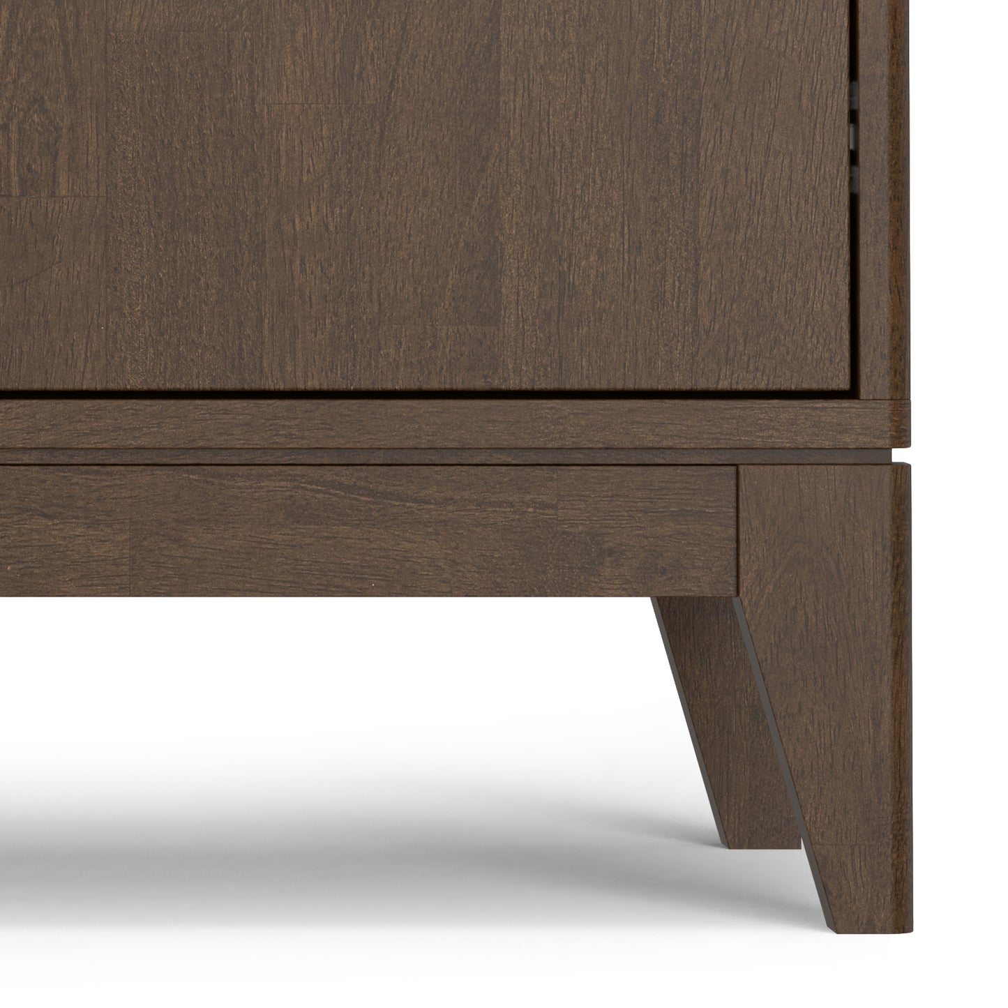 Walnut Brown Sideboard Buffet - 38" Wide Storage Cabinet for Dining Room