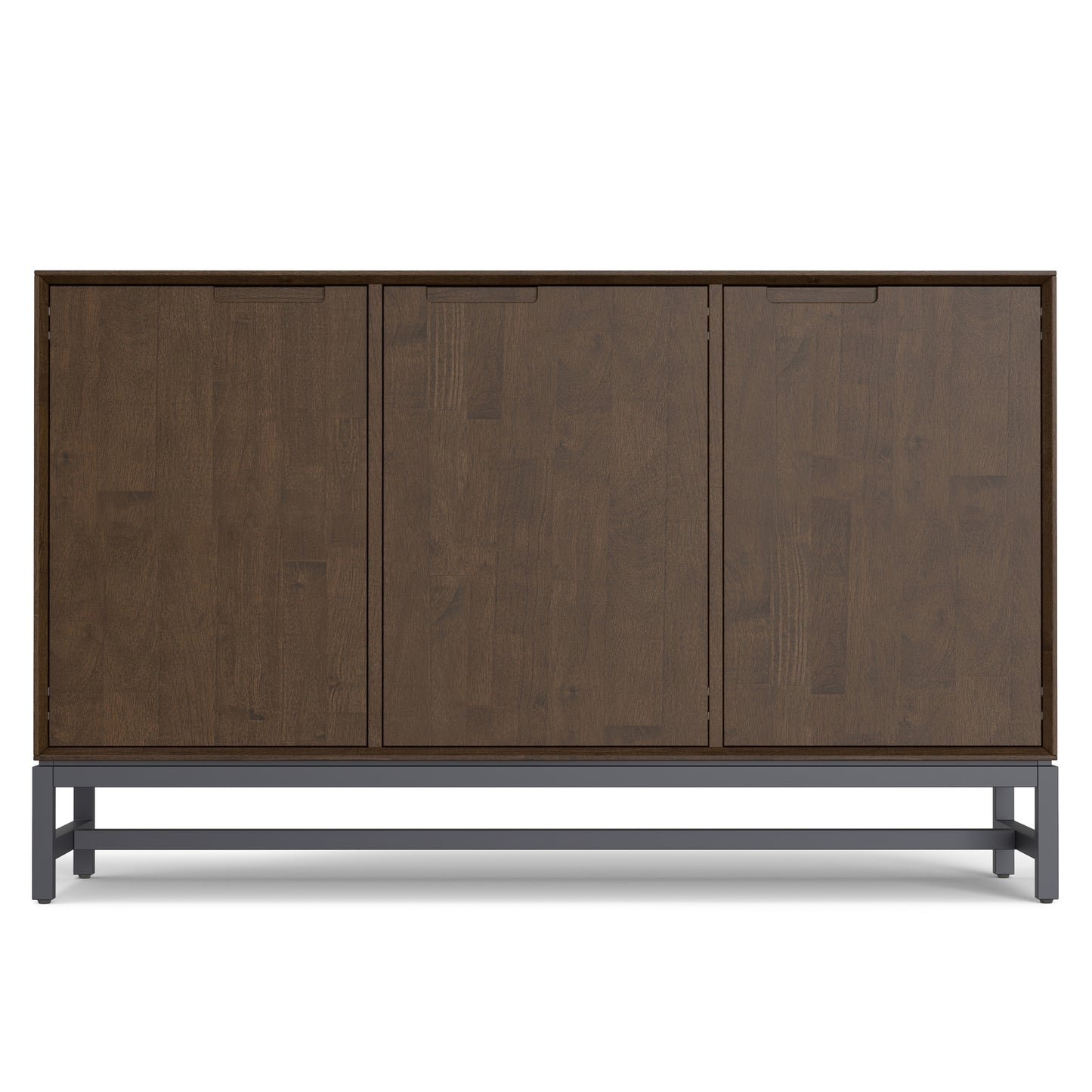 Walnut Wood Sideboard Buffet for Dining Room Storage in Walnut Brown