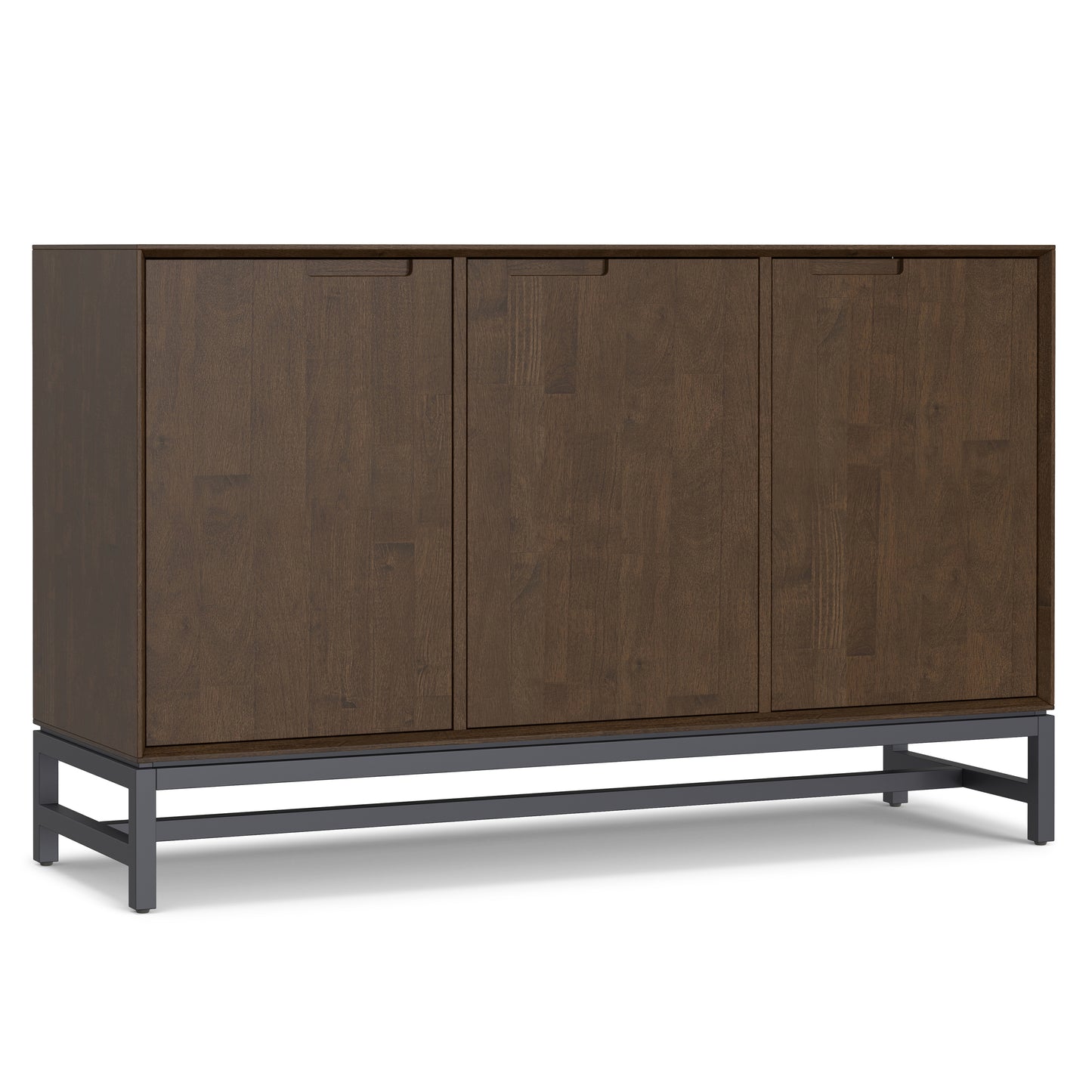 Walnut Wood Sideboard Buffet for Dining Room Storage in Walnut Brown