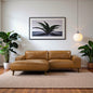 Kerrville Tan Leather Left Sectional Sofa