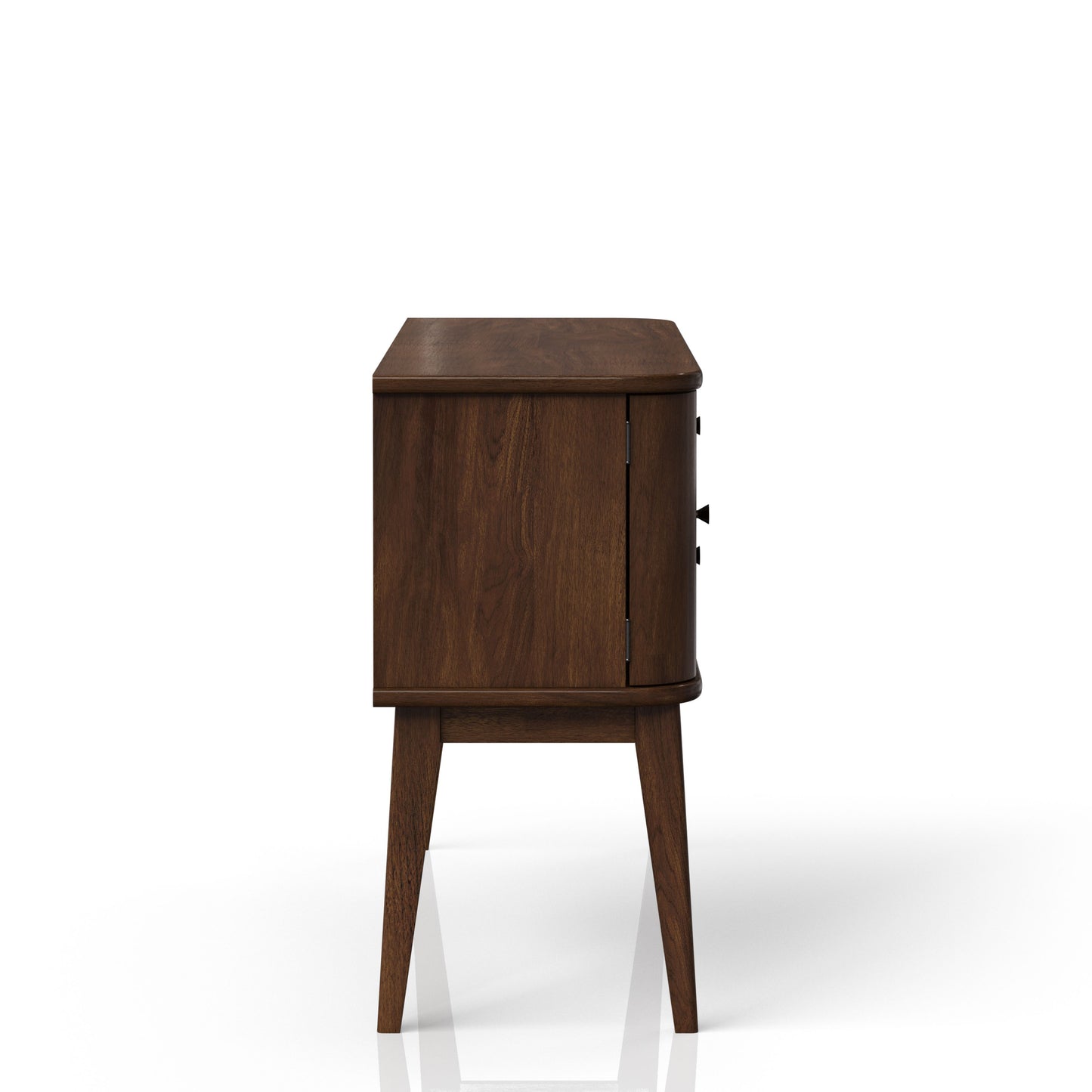 Mid Century Modern Server with Cherry Finish for Dining Room Storage