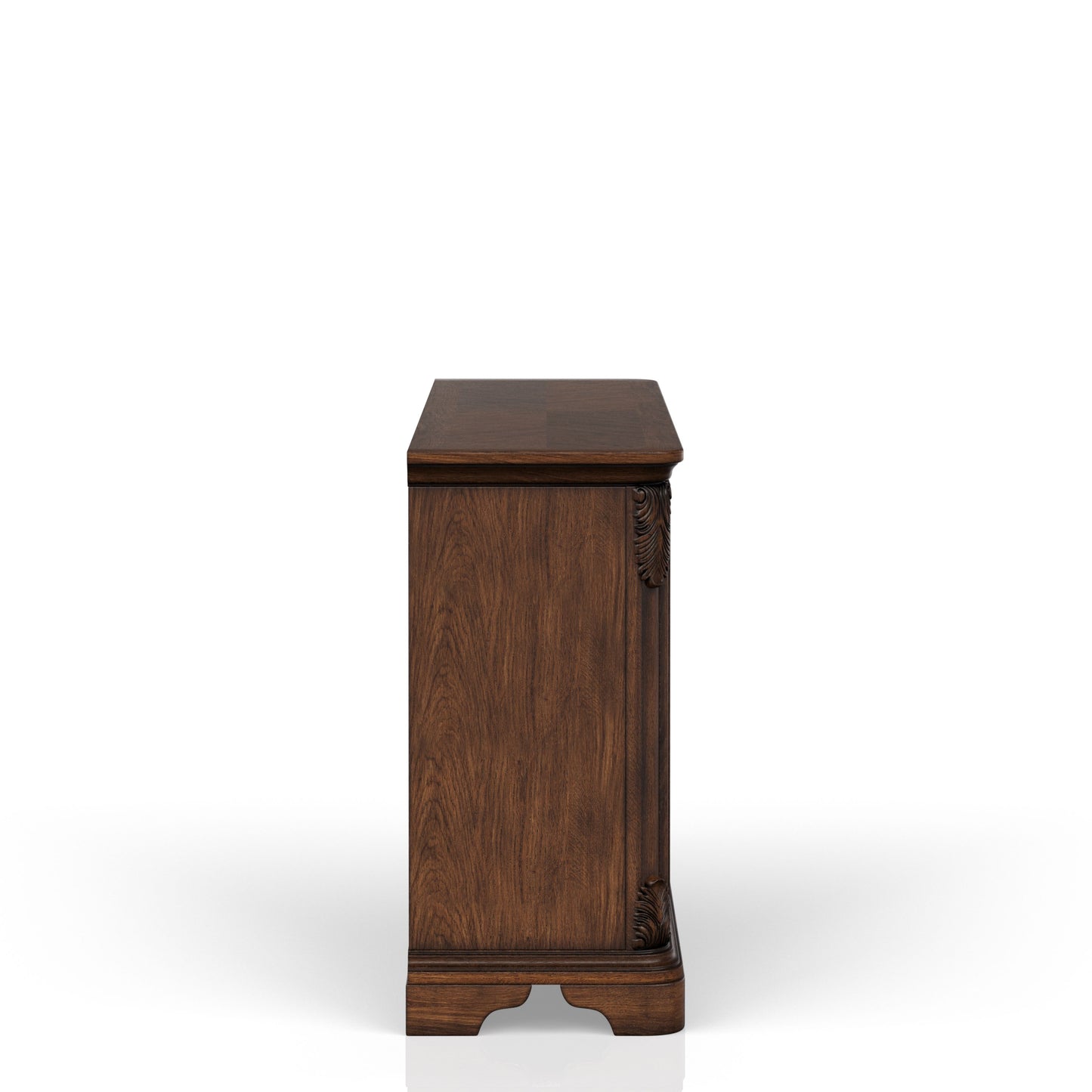 Mahogany Wood Buffet with Wine Storage Cabinets for Dining Room