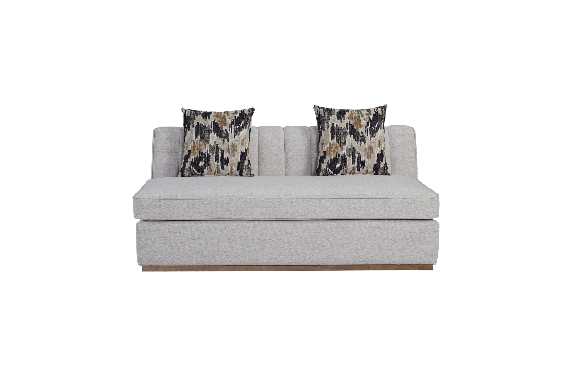 Channel Armless Loveseat