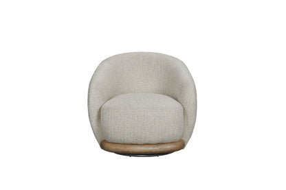 Swivel Wood Base Chair - Amazon Feather