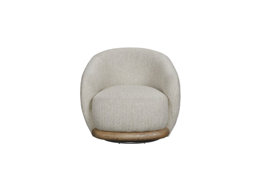 Swivel Wood Base Chair - Amazon Feather