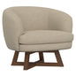 Swivel Accent Chair in Sand Beige