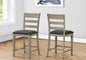 Dining Chair, 44" Height, Counter Height, Dining Room, Kitchen, Set Of 2, Upholstered, Side, Transitional