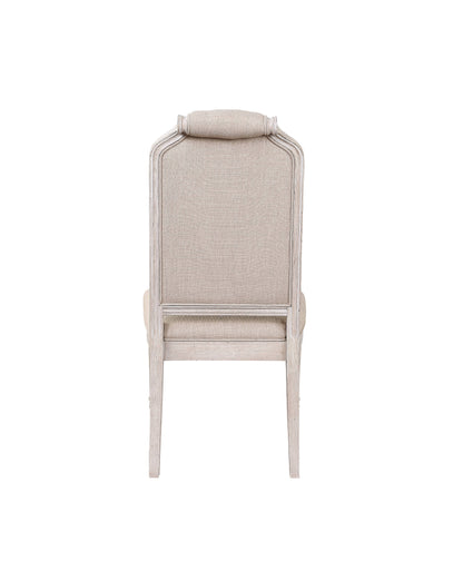 Champagne Fabric Side Chair - 27" Dining Chair for Living Room