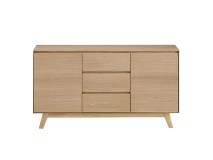 Oak Finish Server with 3/4 Extension Drawer
