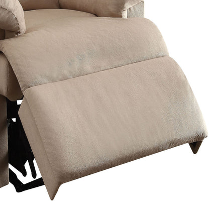 Arcadia Beige Recliner: Comfortable Motion Recliner