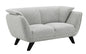 Nayeli Light Gray Boucle Loveseat