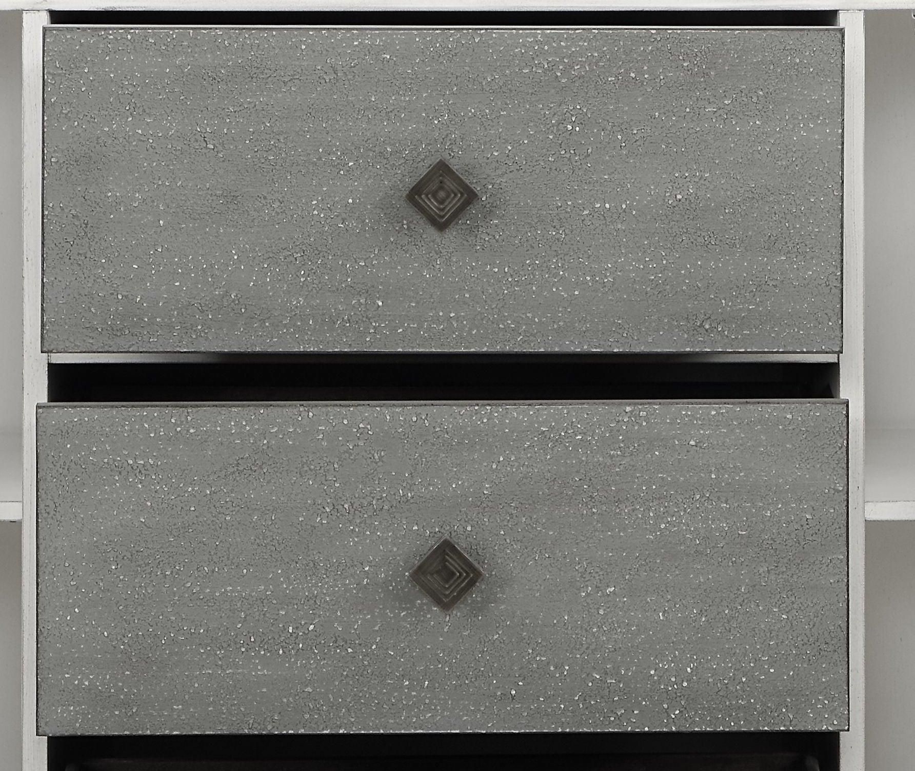 Katia Rustic Gray & Weathered White Server - Dining Storage Buffet