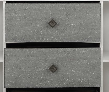 Katia Rustic Gray & Weathered White Server - Dining Storage Buffet