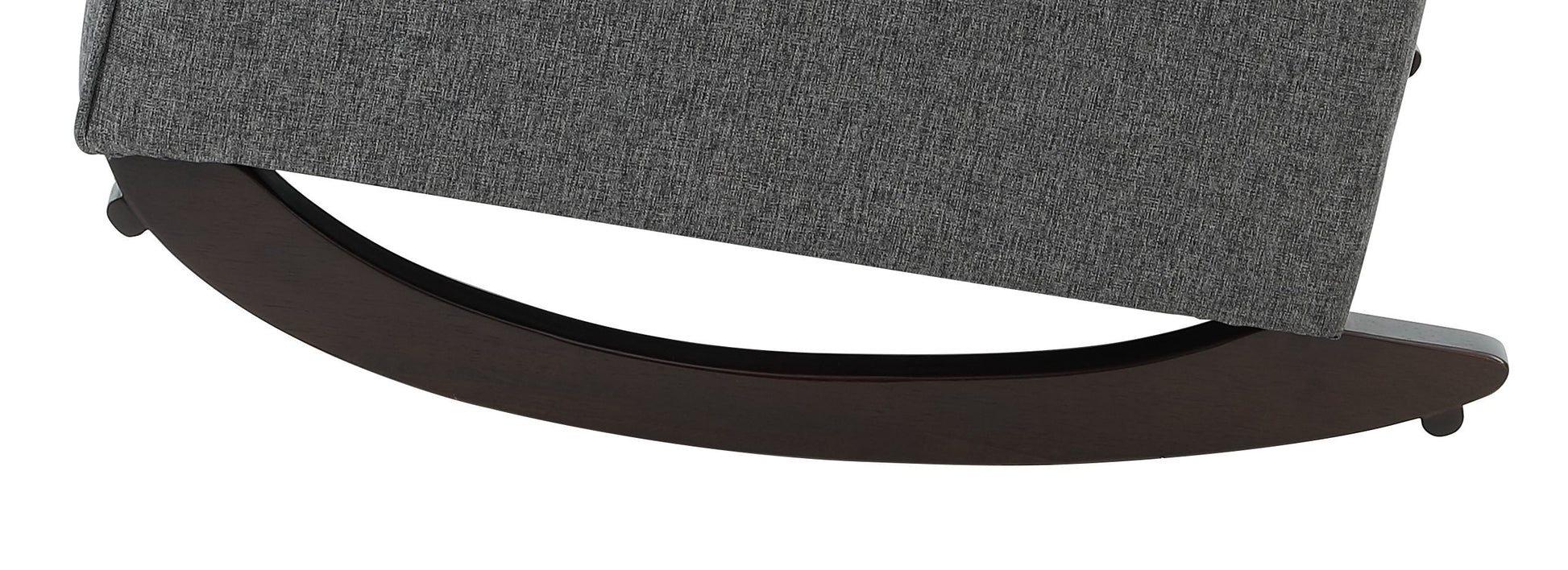 Fabien Gray Fabric Rocking Chair - Comfortable Accent Seating