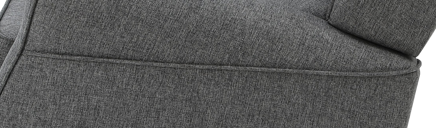 Fabien Gray Fabric Rocking Chair - Comfortable Accent Seating