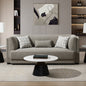 Glenda Gray Chenille Sofa w/3 Pillows