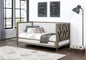 Artesia Tan Fabric & Salvaged Natural Finish Daybed (Twin)