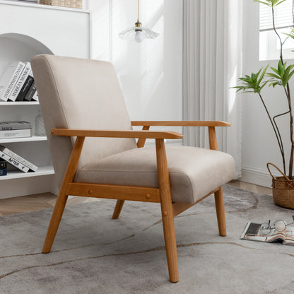 Light Camel Classic Arm Chair - Comfortable Accent Seating