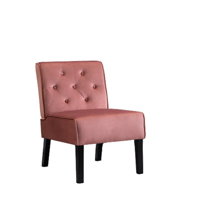 Rose Velvet Accent Chairs - 2 Piece Set for Living Room