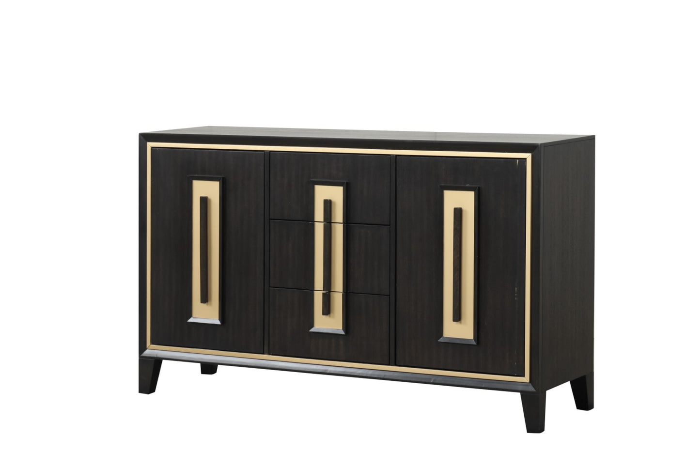 Espresso Dining Room Server with Drawer Storage Sideboard