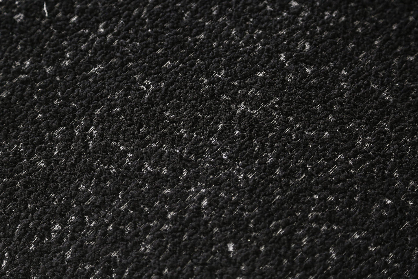 Black Boucle Accent Chair - Contemporary Style for Living Room