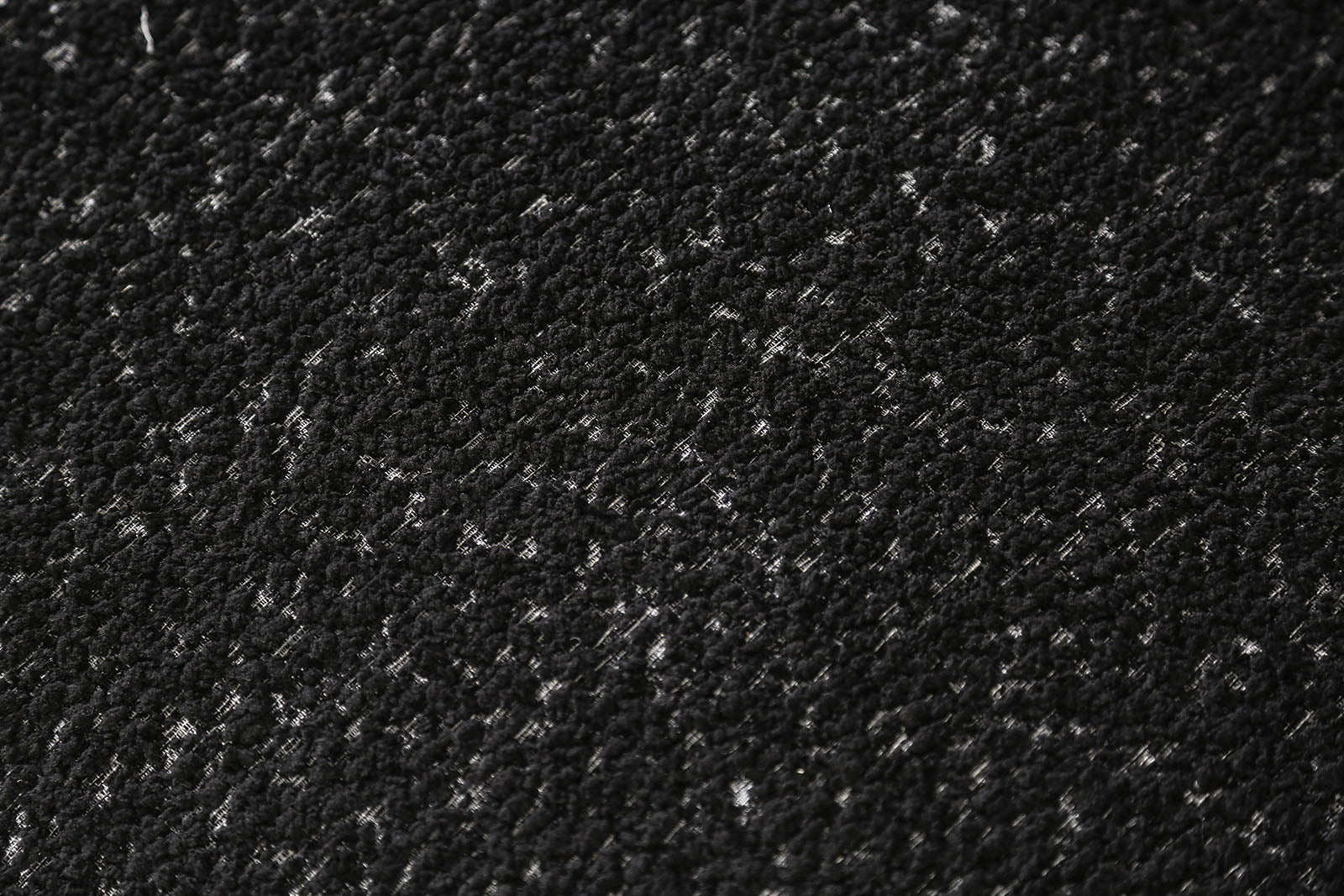 Black Boucle Accent Chair - Contemporary Style for Living Room