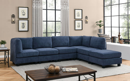 Polyester Upholstered Modular Sectional