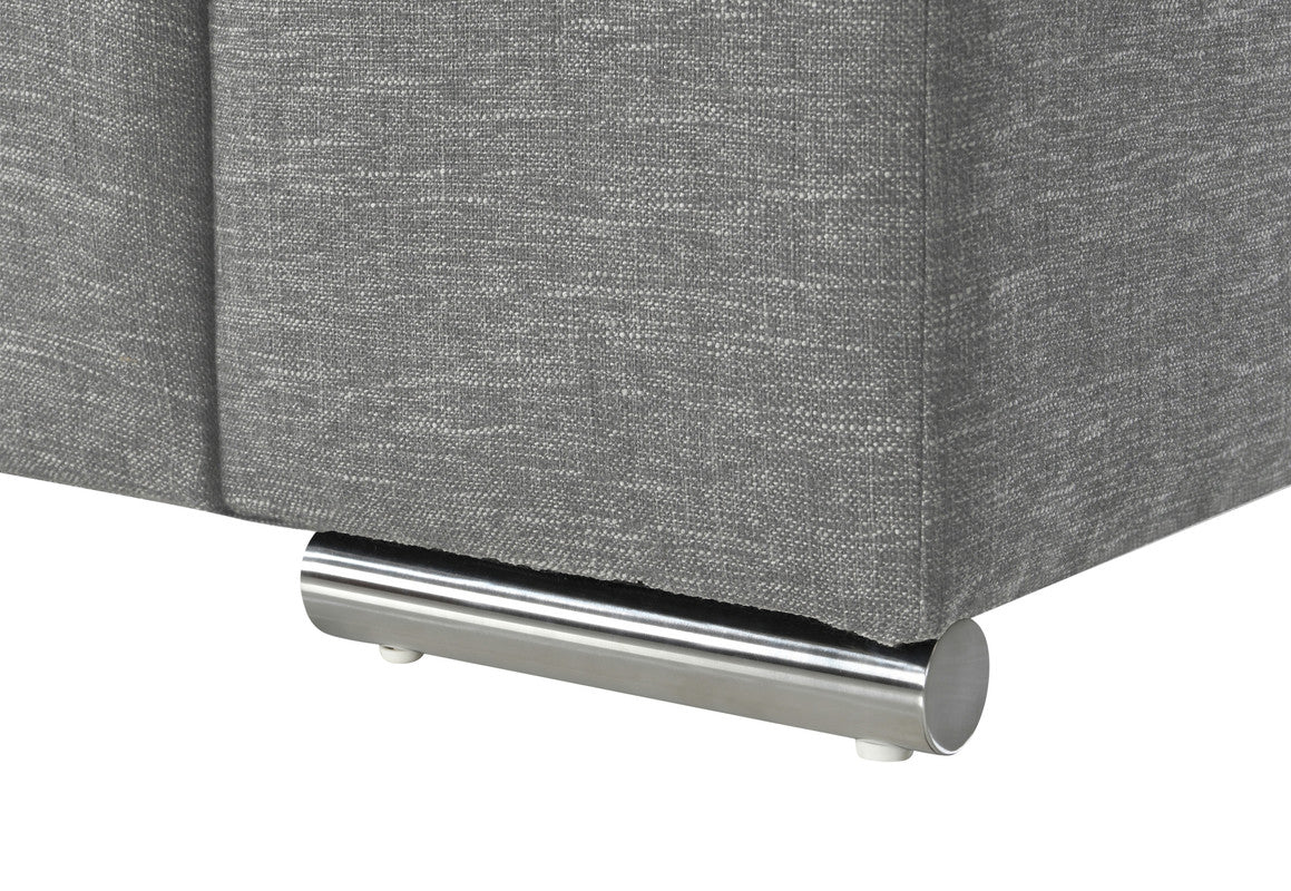 Light Gray Fabric Arm Chair - 35" W x 45" D x 31.5" H