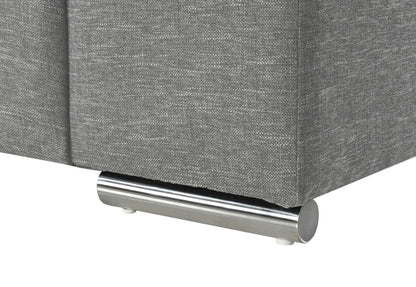 Light Gray Fabric Arm Chair - 35" W x 45" D x 31.5" H