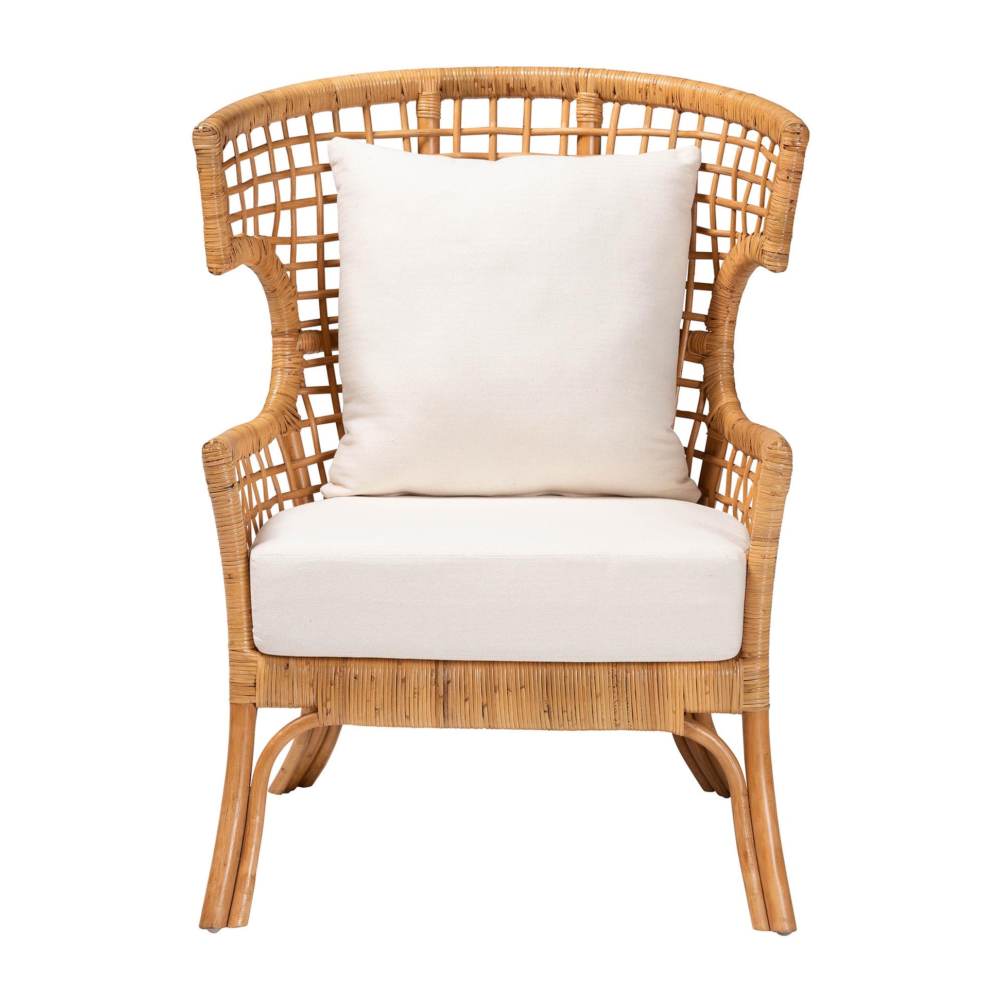 Bohemian Honey Rattan Arm Chair - Relaxing Comfort