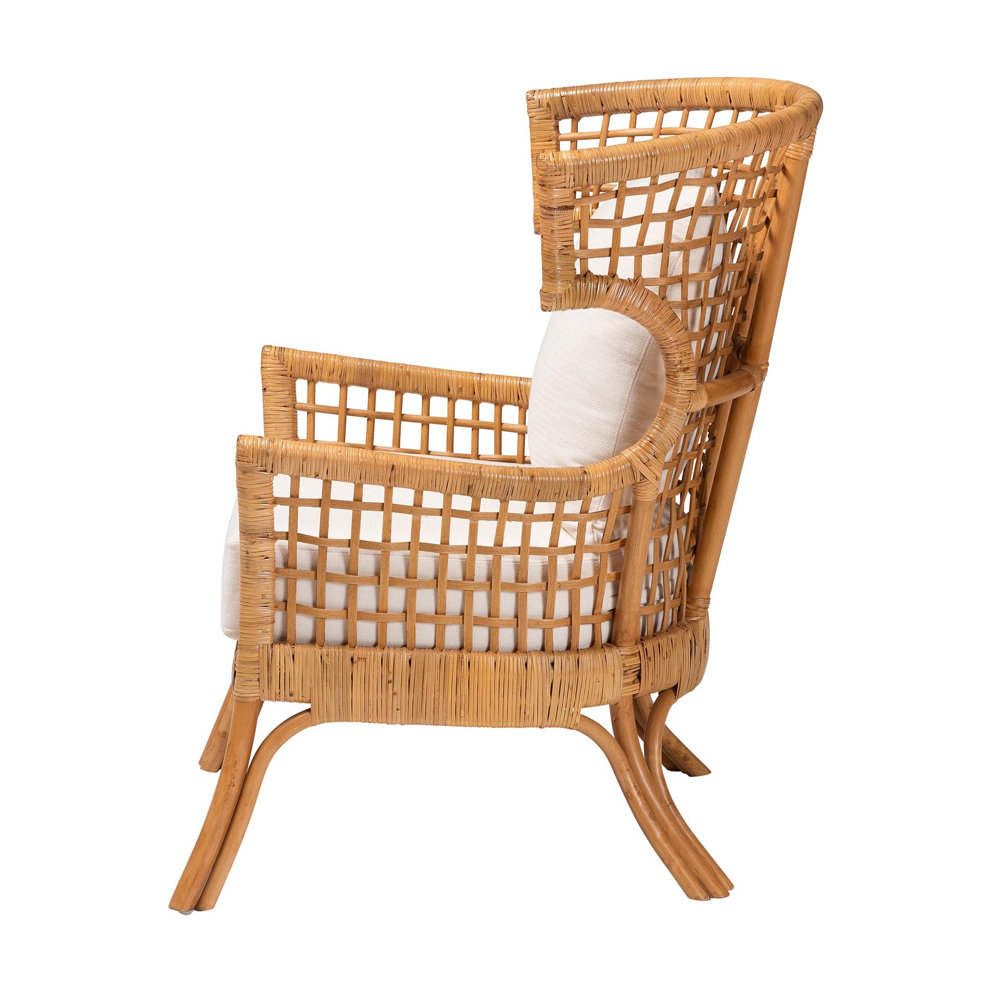 Bohemian Honey Rattan Arm Chair - Relaxing Comfort