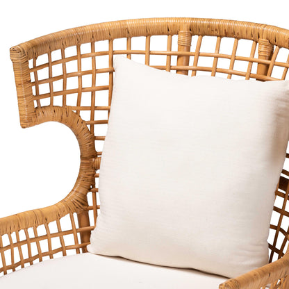 Bohemian Honey Rattan Arm Chair - Relaxing Comfort