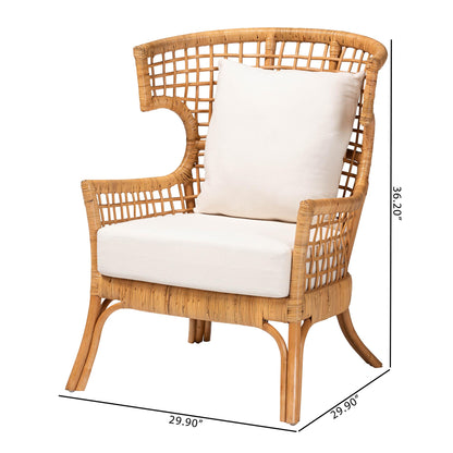 Bohemian Honey Rattan Arm Chair - Relaxing Comfort