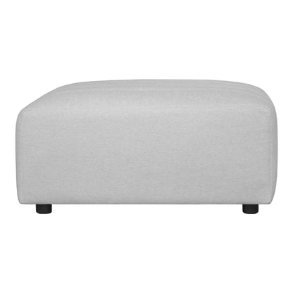 Lyric Beige Fabric Ottoman - 41" x 39" for Living Room