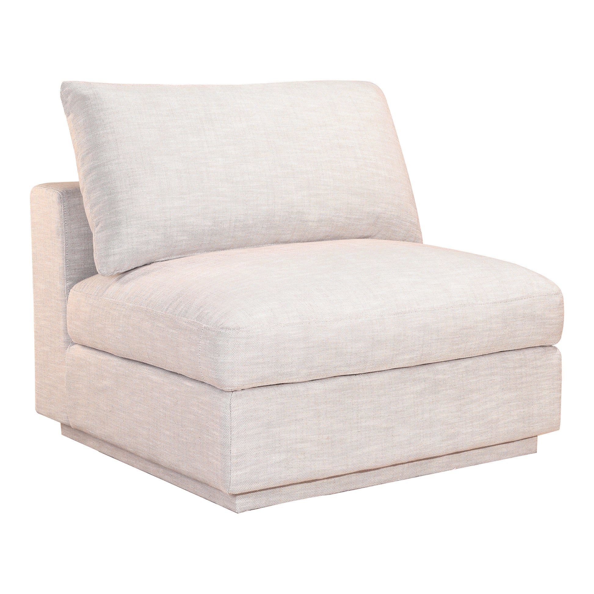 Grey Fabric Modular Sectional Chair - 38" x 38" for Living Room