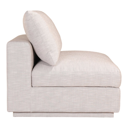Grey Fabric Modular Sectional Chair - 38" x 38" for Living Room