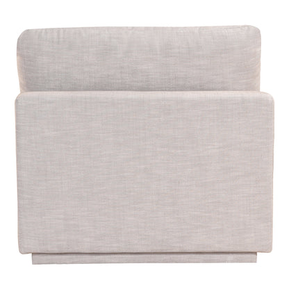 Grey Fabric Modular Sectional Chair - 38" x 38" for Living Room
