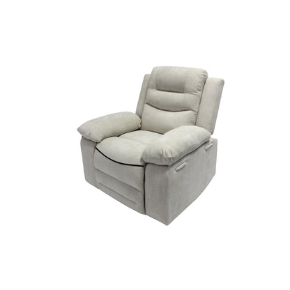 Modern Beige Power Lift Recliner - Smooth, Quiet Comfort