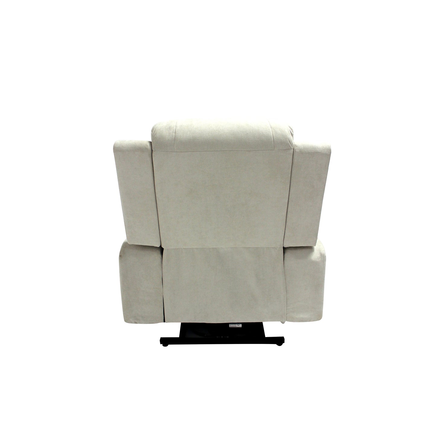 Modern Beige Power Lift Recliner - Smooth, Quiet Comfort
