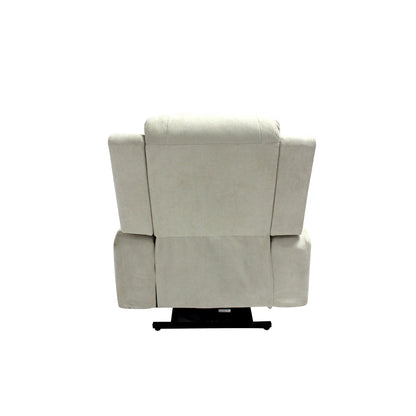 Modern Beige Power Lift Recliner - Smooth, Quiet Comfort