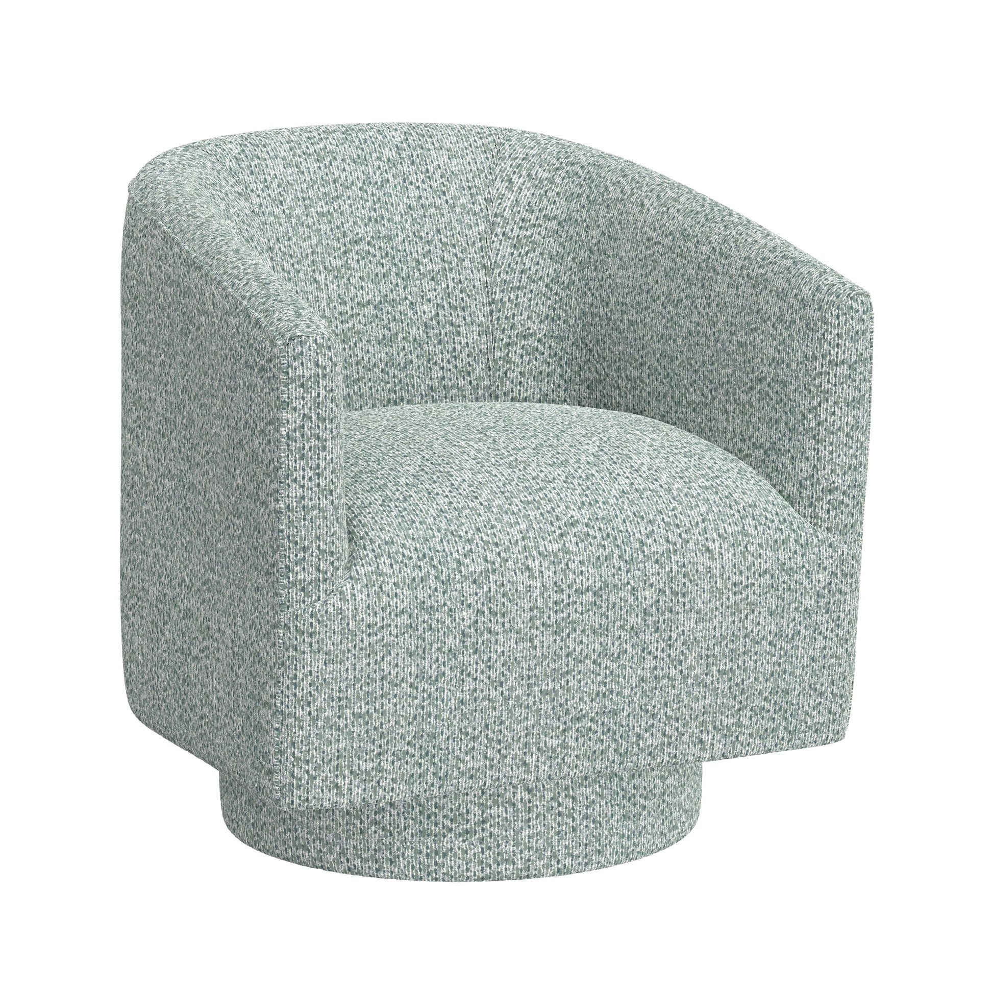 Blue Swivel Accent Chair