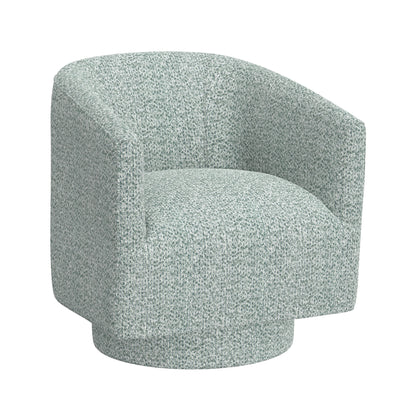 Blue Swivel Accent Chair