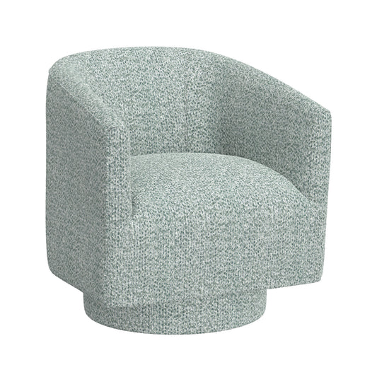 Blue Swivel Accent Chair