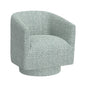 Blue Swivel Accent Chair