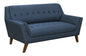 Blue Loveseat