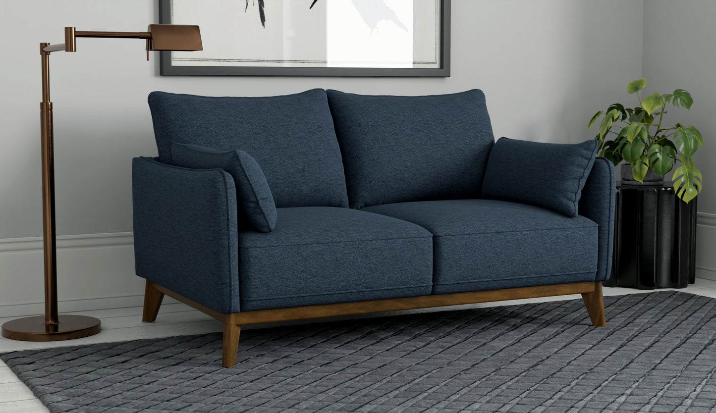 Blue Loveseat