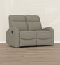 Beige Manual Reclining Loveseat