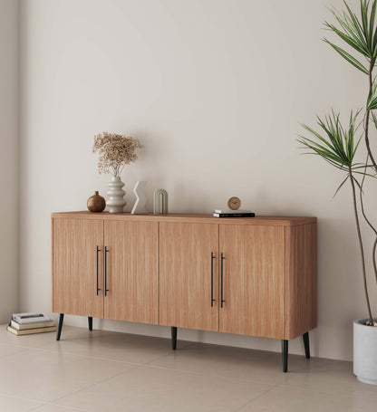 Maple Sideboard Buffet - Mid Century Modern Storage