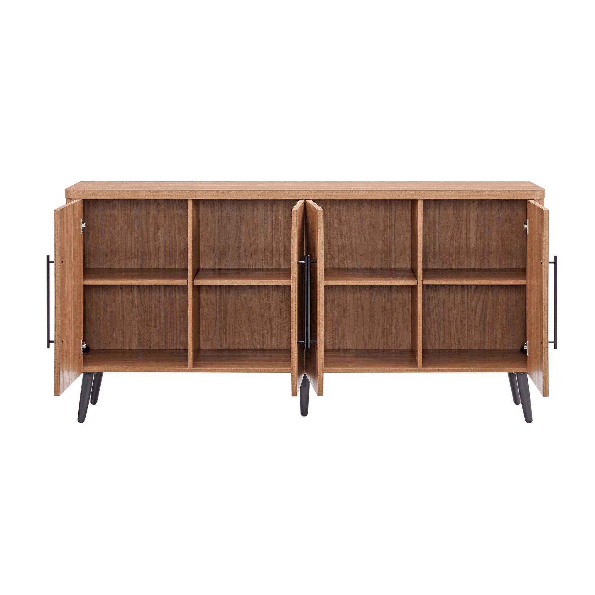 Maple Sideboard Buffet - Mid Century Modern Storage