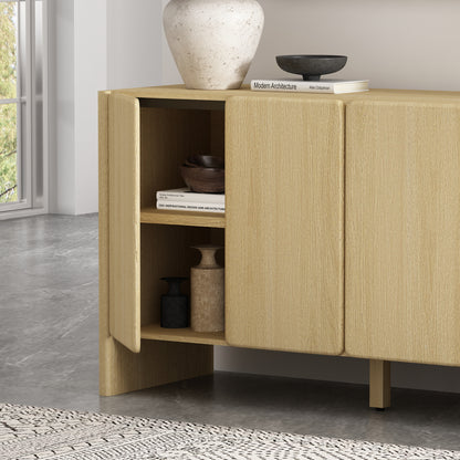 Oak Sideboard Buffet Stand - 60" Dining Storage